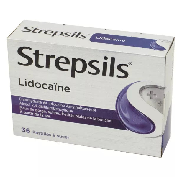 STREPSILS LIDOCAINE PAST 36