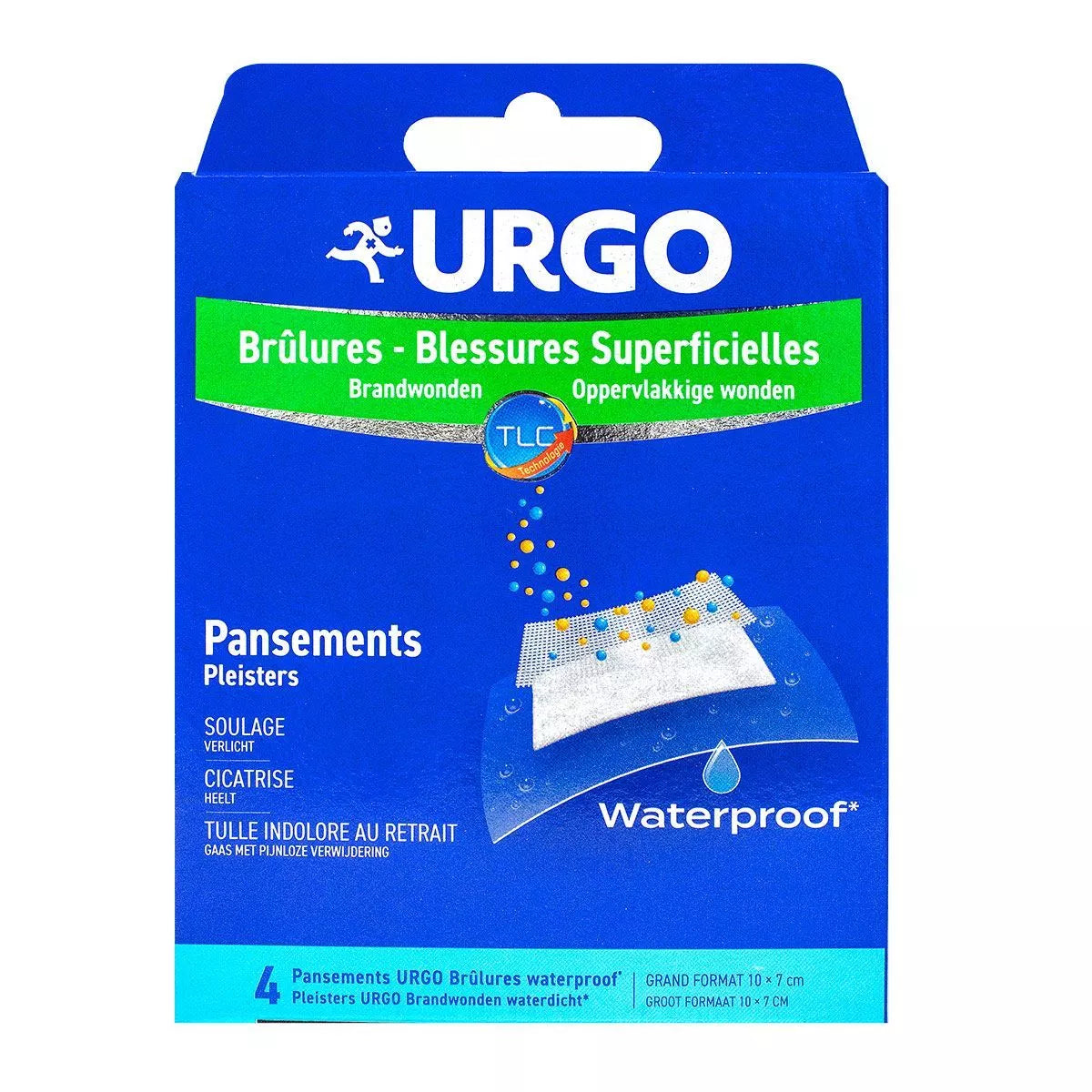 URGO BRULURE WATERPROOF GM 4