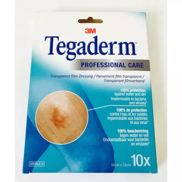 TEGADERM FILM ADH 12X10CM 10 T