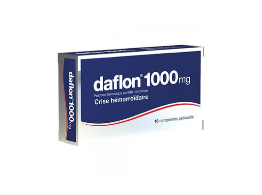 DAFLON 1000mg Cpr pell Plq/18