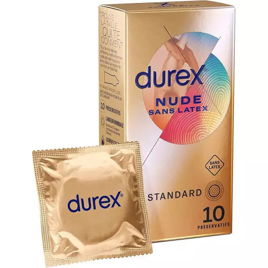 PRESERV DUREX NUDE SANS LATEX X10