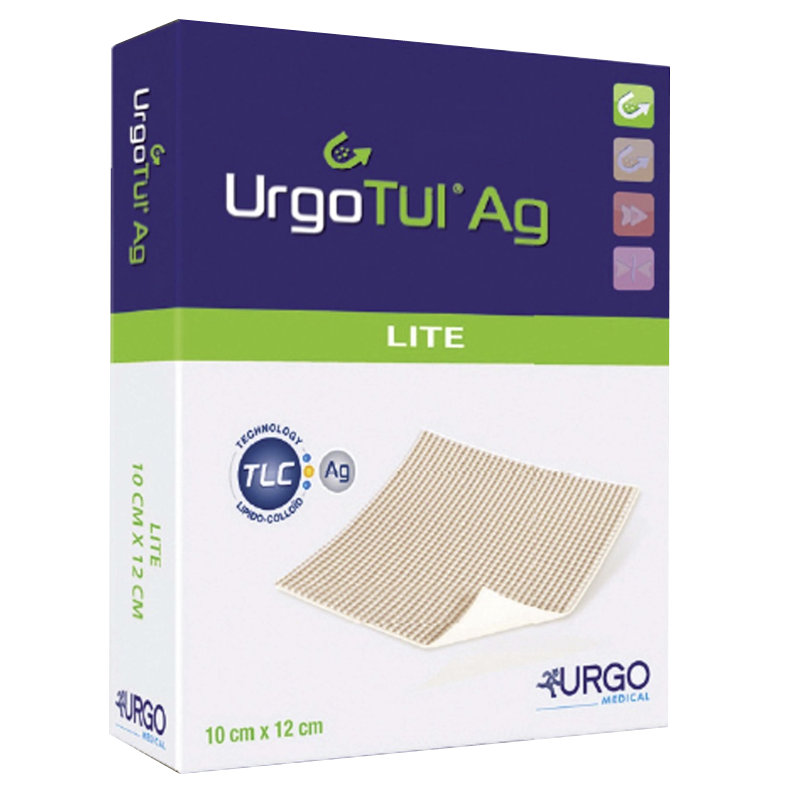 URGOTUL AG LITE BO10X12CM 16 T