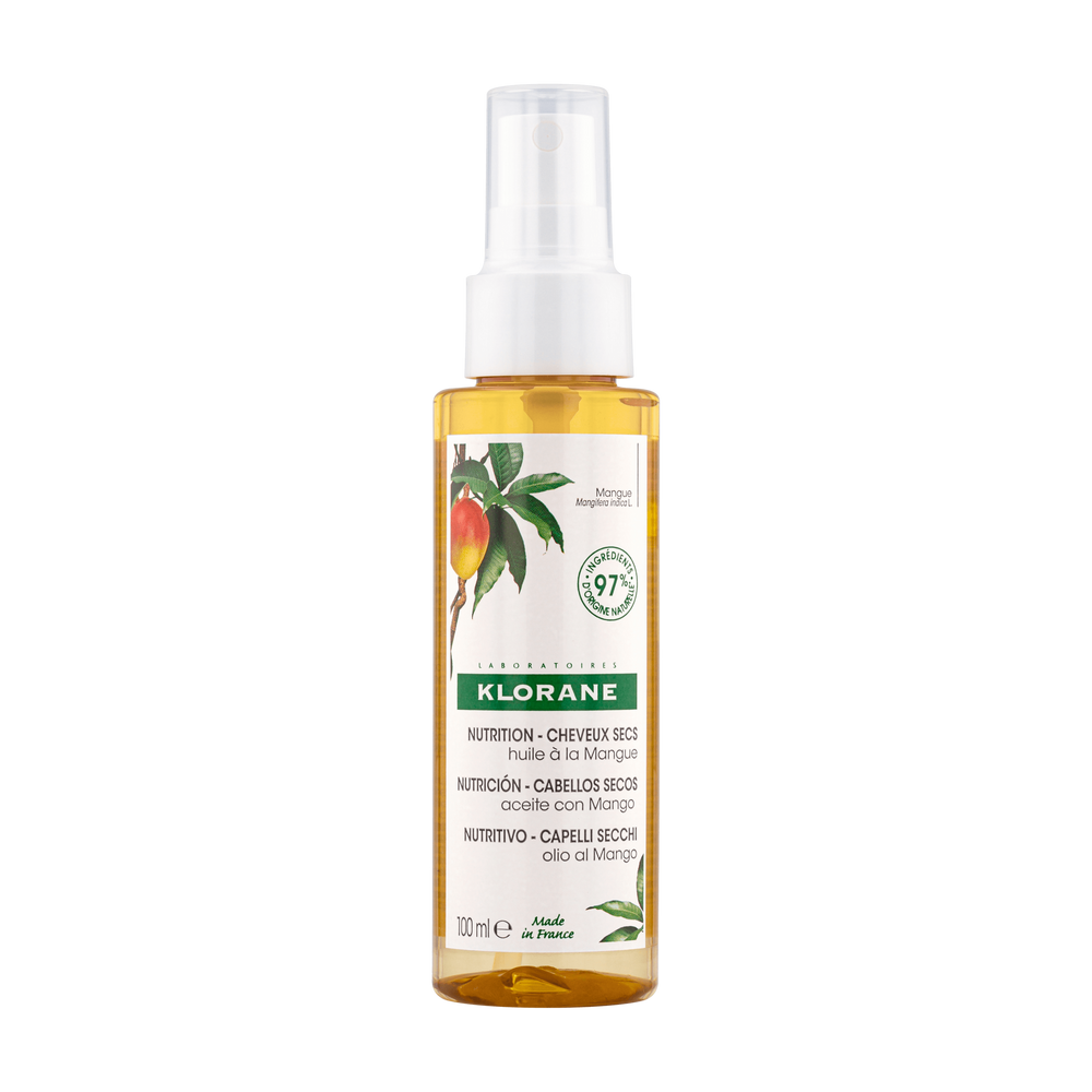 Klorane - Mangue - Huile Nutrition à la Mangue - Cheveux secs