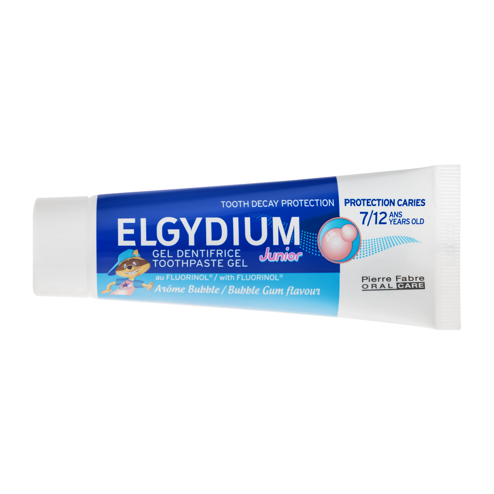 ELGYDIUM Junior Bubble 7/12 ans - dentifrice enfant