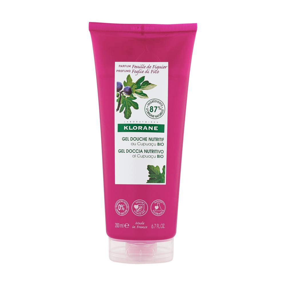 Klorane - Douche - Gel douche au parfum Feuille de Figuier-Tous types de peaux