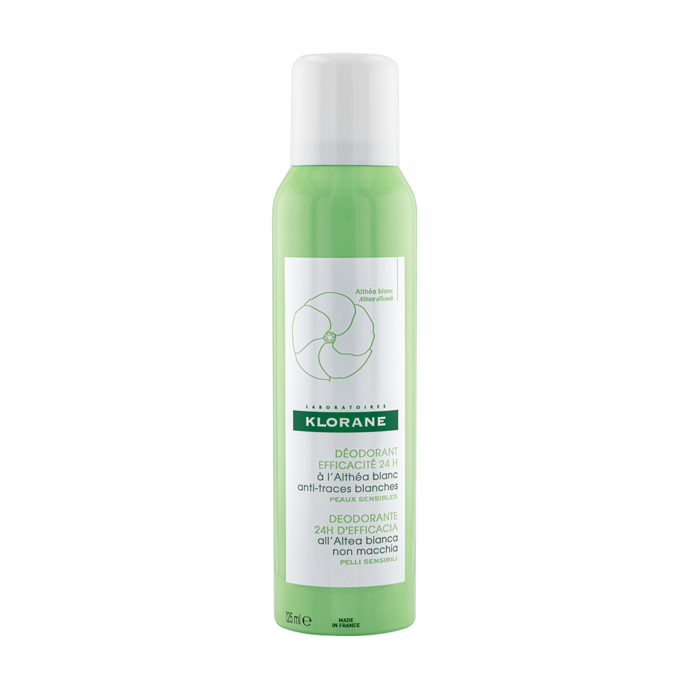 Klorane - Déodorant - Spray à l' Althéa Blanc efficacité 24H - Peaux sensibles