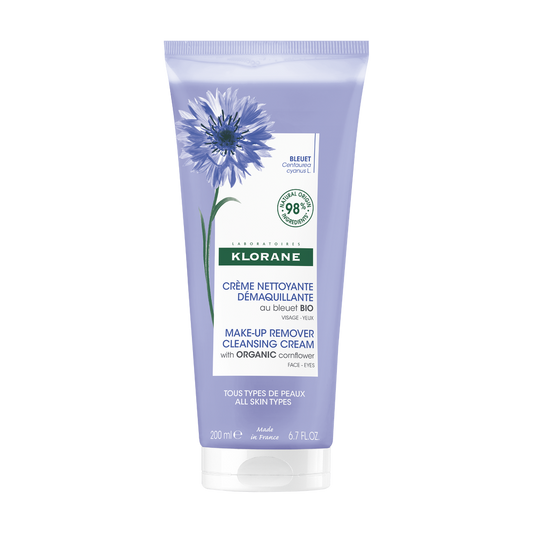 Crème Nettoyante Démaquillante au Bleuet BIO