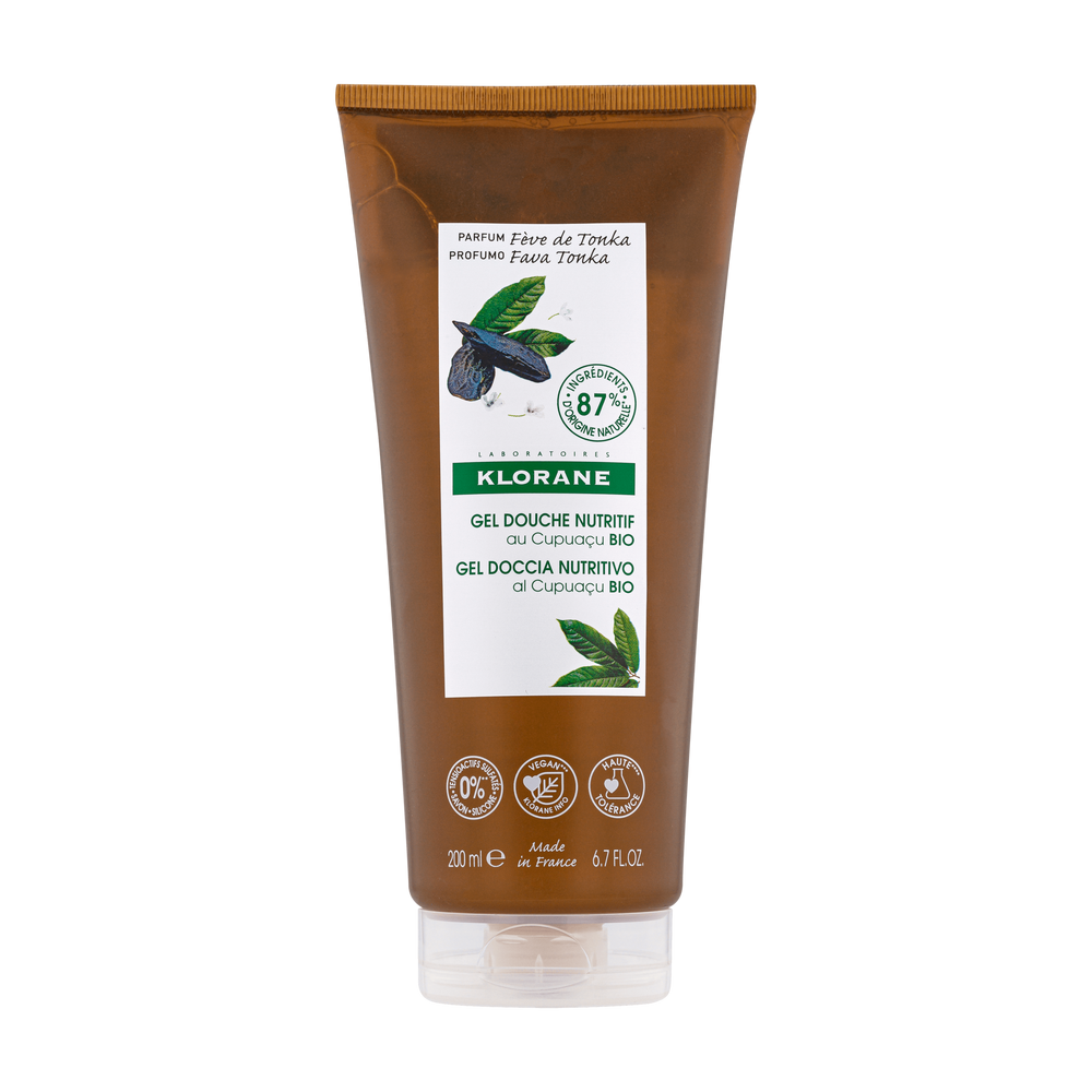 Klorane - Gel douche au parfum Fève de Tonka - Tous types de peaux