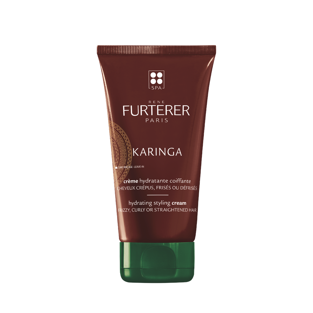 René Furterer - Karinga - Crème hydratante coiffante sans silicone - Soin hydratant cheveux crépus, frisés ou défrisés