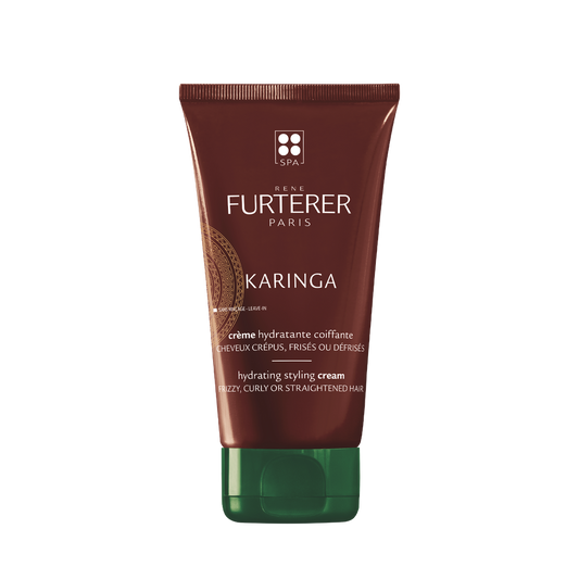 René Furterer - Karinga - Crème hydratante coiffante sans silicone - Soin hydratant cheveux crépus, frisés ou défrisés