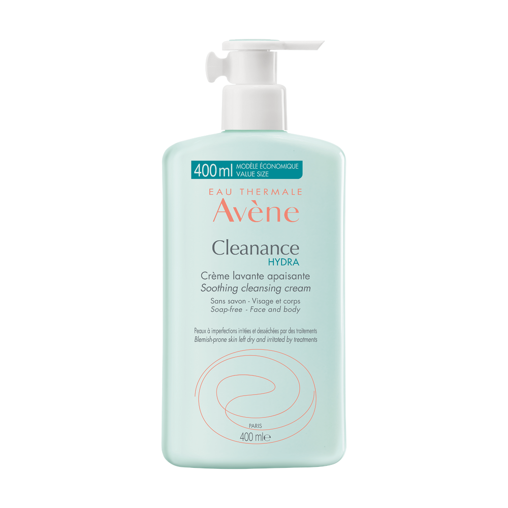 Eau Thermale Avène - Cleanance - HYDRA Crème lavante apaisante - peaux desséchées et irritées par traitements