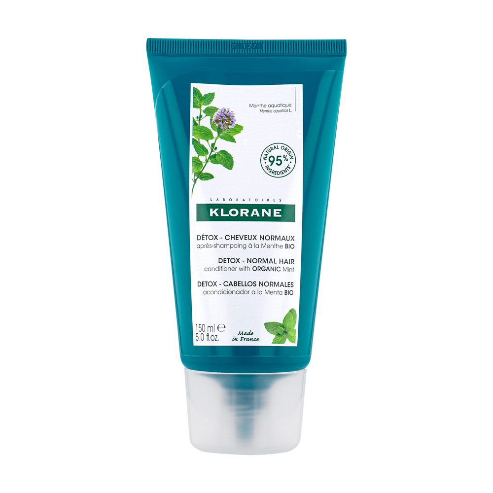 Klorane - Menthe Aquatique - Après-shampoing détox à la Menthe aquatique BIO - Cheveux normaux