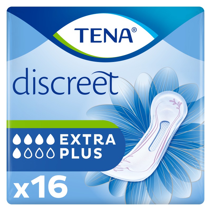 TENA DISCREET Protec urin extra plus Sac/16