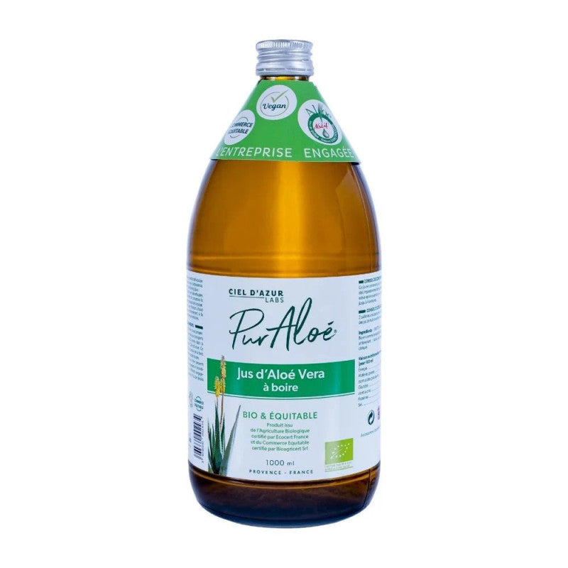 Pur'Aloé Vera - Jus à boire - 1L Bio et Commerce Equitable
