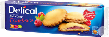 DELICAL NUTRA'CAKE Biscuit framboise 3/135g