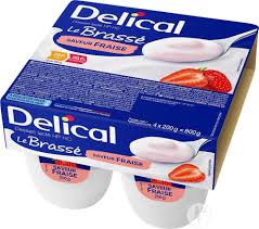DELICAL BRASSE HPHC FRAISE 4X200G