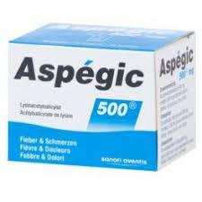 ASPEGIC   500MG    PDR SAC 20