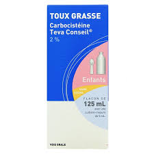CARBOCISTEINE 2% E TEVA C SP 125ML