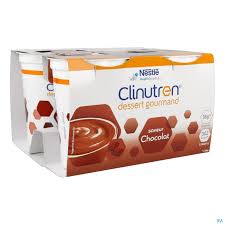 CLINUTREN DESS GOURM CHOCO 200G X4