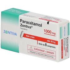 PARACETAMOL 1G ZENTIVA CPR 8