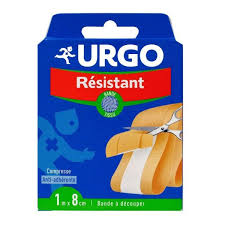 URGO RESISTANT Pans bde d�cou antisep 8cmx1 m