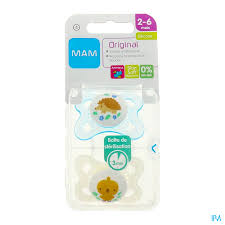 SUCET MAM ORIGIN ANIMAUX 2-6M X2