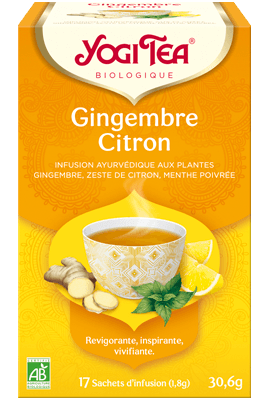 YOGI TEA GINGEMBRE CITRON SACH 17