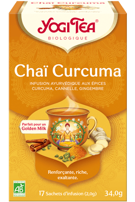 YOGI TEA CHAI CURCUMA BIO SACH 17