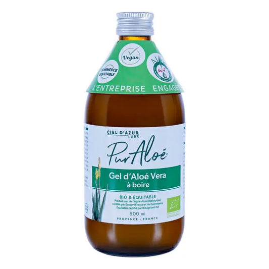 Pur'Aloé Vera - Gel à boire - 500ml Bio et Commerce Equitable