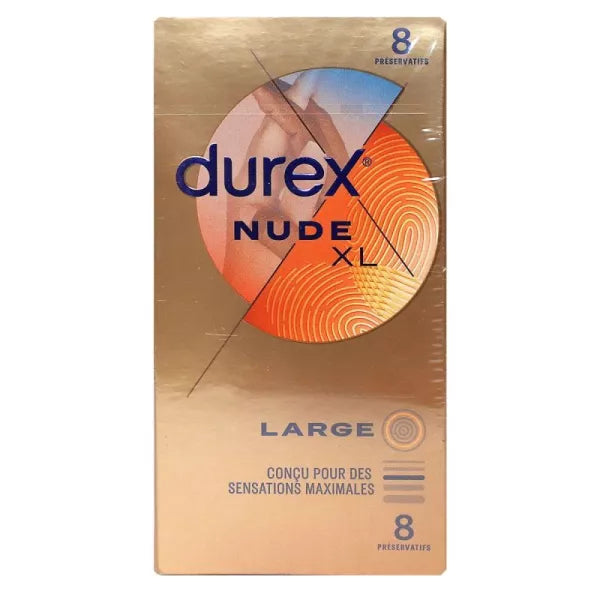 PRESERV DUREX NUDE XL X8