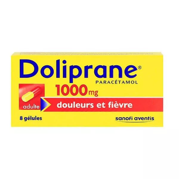 DOLIPRANE 1000MG GELU     BT 8