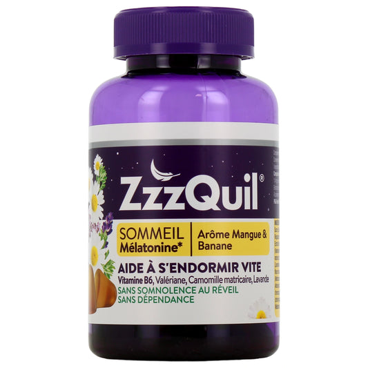 ZZZQUIL SOMMEIL MANG/BANA GOMME 60