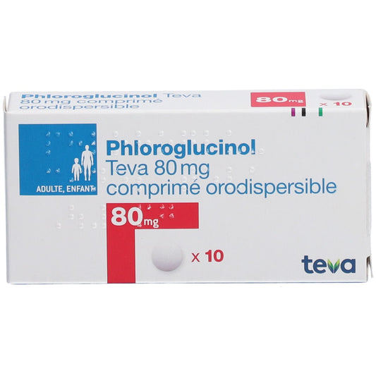 PHLOROGLUCINOL 80MG TEVA CPR 10