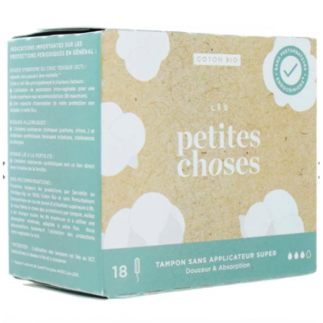 Tampon Bio - Flux super Boite de 18