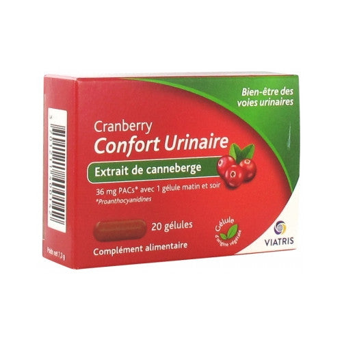 VIATRIS CRANBERRY CONF URIN GELU20