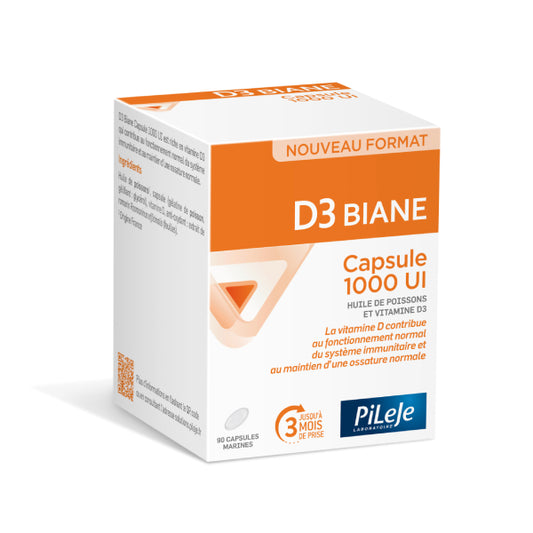 D3 Biane Capsule 1000 UI - Vitamine D - 90 capsules
