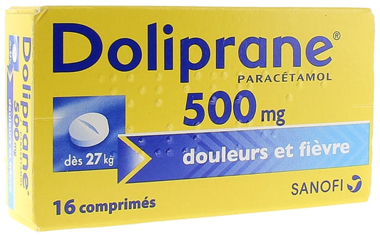 DOLIPRANE 500MG CPR 16