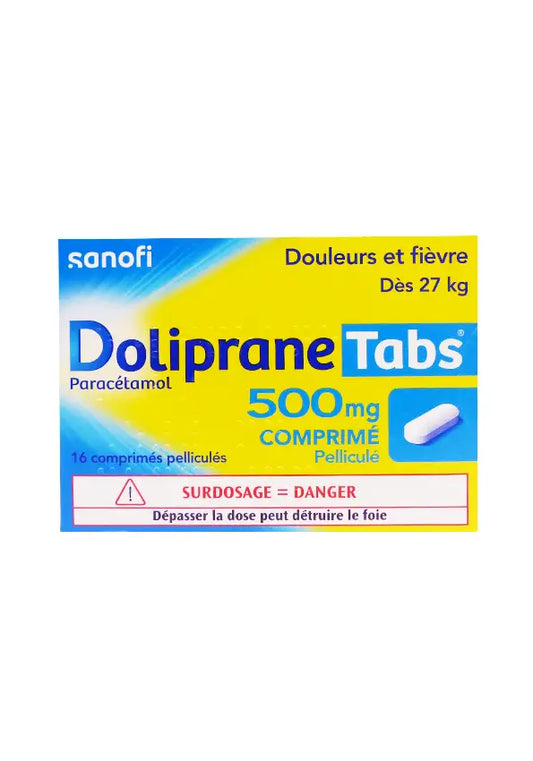 DOLIPRANETABS 500mg Cpr pes� Plq/16