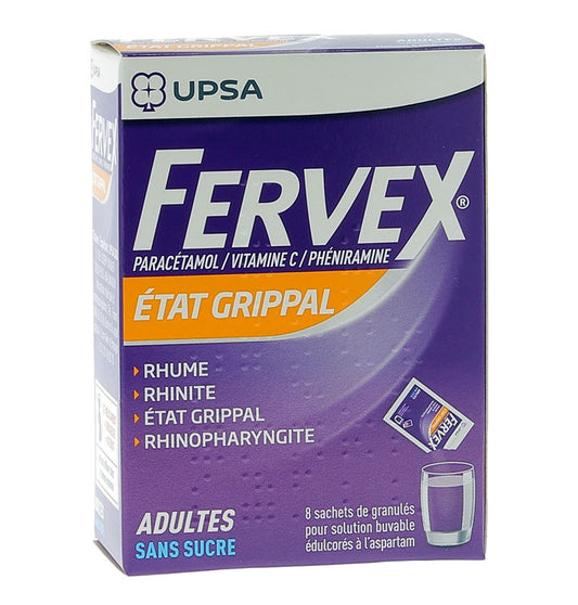 FERVEX BT 8 SAC DOSE S SUC