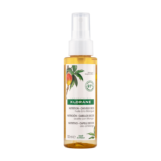 Klorane - Mangue - Huile Nutrition à la Mangue - Cheveux secs