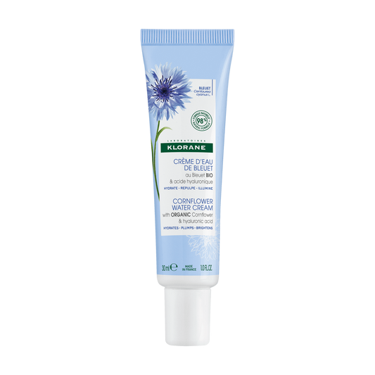 Klorane - Bleuet - Crème d’Eau au Bleuet BIO et Acide hyaluronique - Visage et yeux