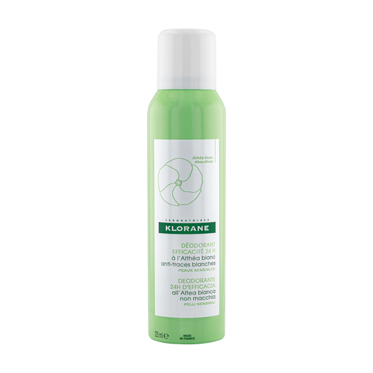 Klorane - Déodorant - Spray à l' Althéa Blanc efficacité 24H - Peaux sensibles