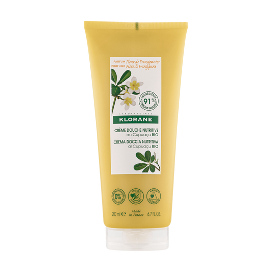 Klorane - Douche - Crème douche Parfum Fleur de Frangipanier- Peau sèche