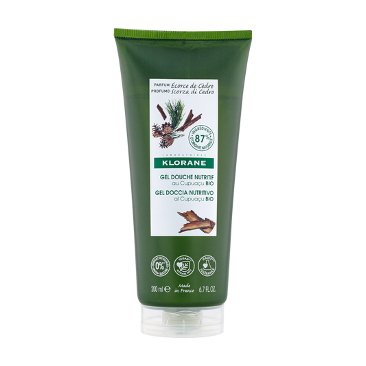 Klorane - Douche - Gel douche au parfum Ecorce de Cèdre - Tous types de peaux