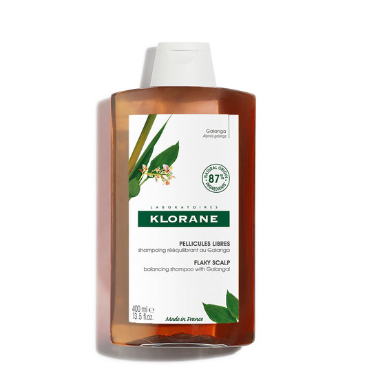 Klorane — Shampoing Rééquilibrant Antipelliculaire au Galanga — Pellicules libres