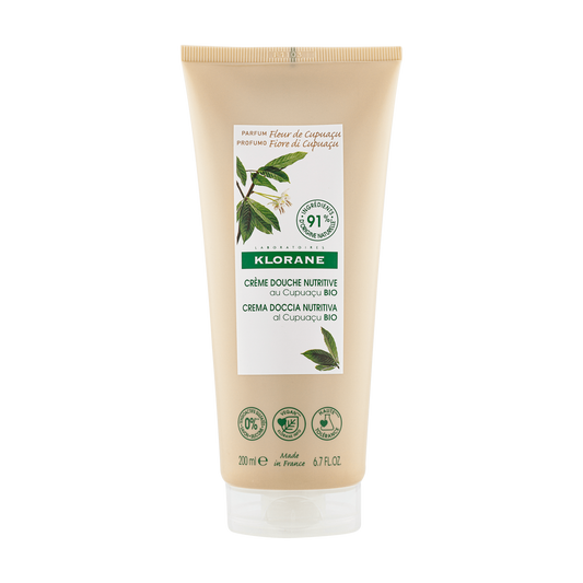 Klorane - Douche - Crème douche au parfum Fleur de Cupuaçu -  Peau sèche à très sèche