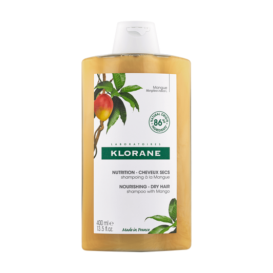 Klorane - Mangue - Shampoing Nutrition à la Mangue - Cheveux secs