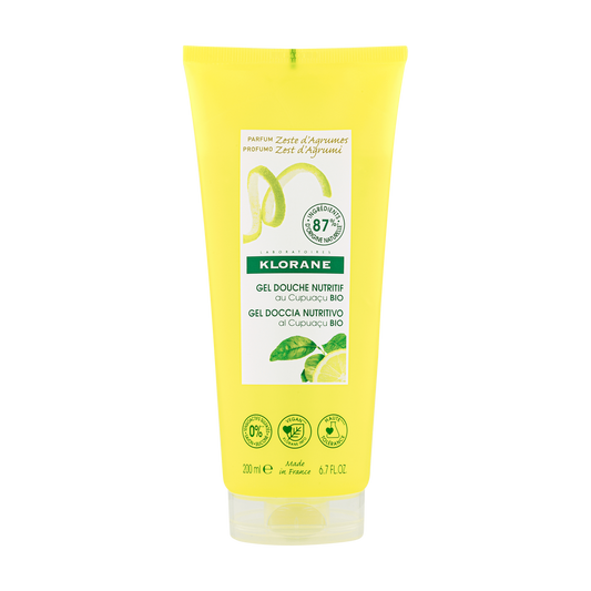 Klorane - Douche - Gel douche au parfum  Zeste d’Agrumes  - Tous types de peaux