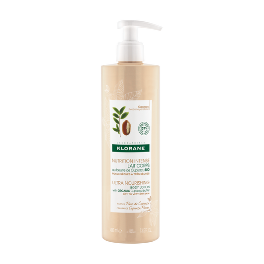 Klorane - Corps - Lait Corps au beurre de Cupuaçu BIO - Fleur de Cupuaçu - Peau sèche à très sèche
