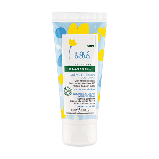 Klorane - Bébé - Crème nutritive au Cold Cream et Calendula - Peau sèche et très sèche